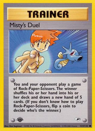Misty's Duel (123/132) [Gym Heroes Unlimited]