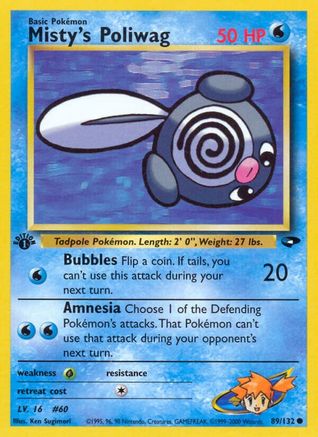 Misty's Poliwag (89/132) [Gym Challenge Unlimited]