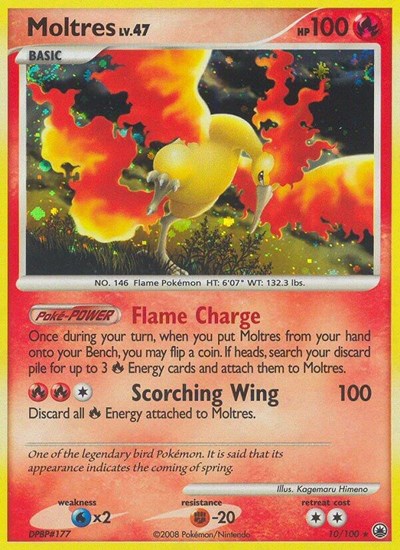Moltres - (10/100) - Majestic Dawn - (Holo Rare)