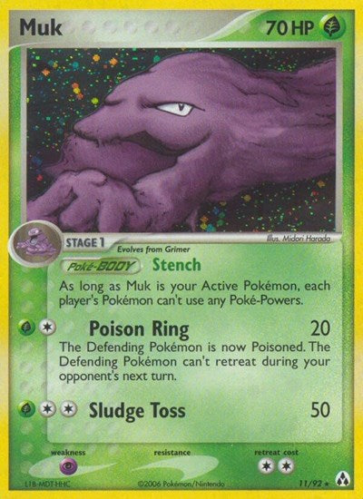 Muk - (11/92) - EX Legend Maker - (Holo Rare)