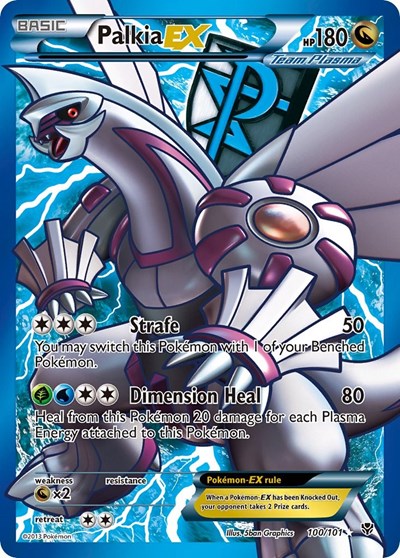 Palkia EX (Team Plasma) (100) - (100/101) - Plasma Blast - (Ultra Rare)