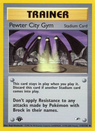 Pewter City Gym (115/132) [Gym Heroes Unlimited]