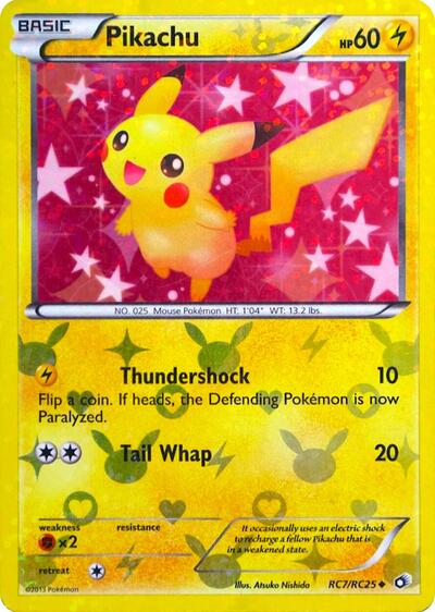 Pikachu - (RC7/RC25) - Legendary Treasures: Radiant Collection - (Uncommon)