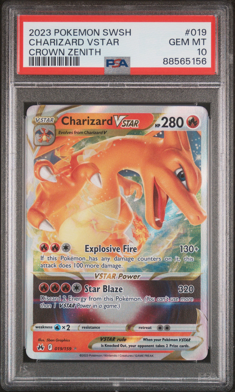 PSA 10 - Crown Zenith - Charizard Vstar