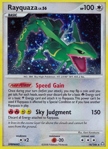 Rayquaza - (14/146) - Legends Awakened - (Holo Rare)