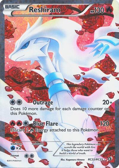 Reshiram - (RC22/RC25) - Legendary Treasures: Radiant Collection - (Ultra Rare)
