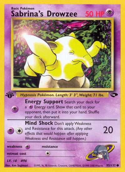 Sabrina's Drowzee - (095/132) - Gym Challenge - (Common)