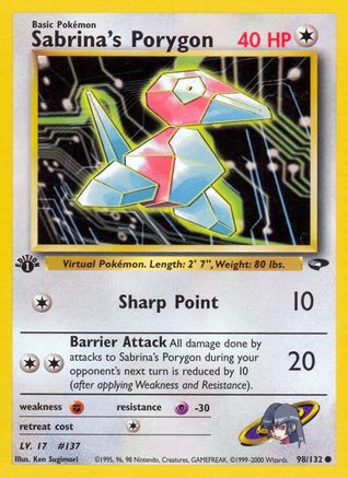 Sabrina's Porygon (98/132) [Gym Challenge Unlimited]