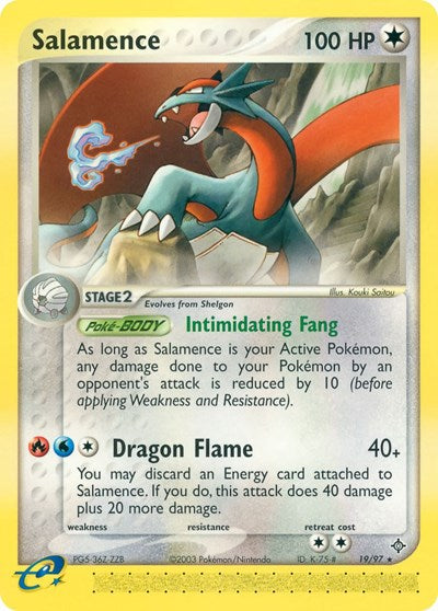 Salamence - (19/97) - EX Dragon - (Rare)