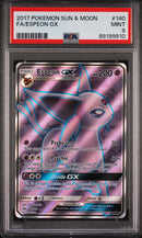 PSA 9 - Sun & Moon - Espeon Gx