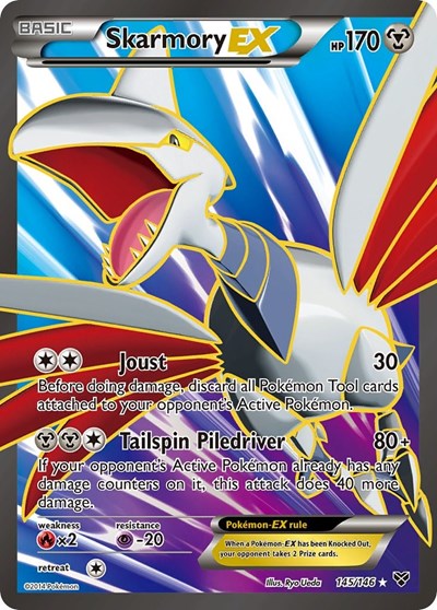 Skarmory EX (145) - (145/146) - XY Base Set - (Ultra Rare)