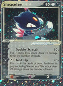 Sneasel ex - (103/109) - Ruby and Sapphire - (Ultra Rare)