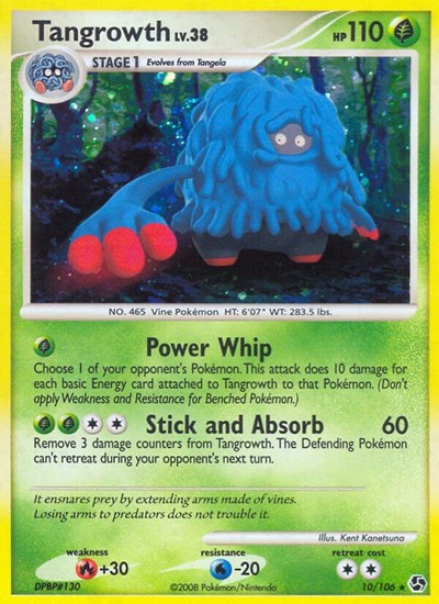 Tangrowth - (10/106) - Great Encounters - (Holo Rare)