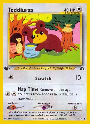Teddiursa (65/75) [Neo Discovery Unlimited]
