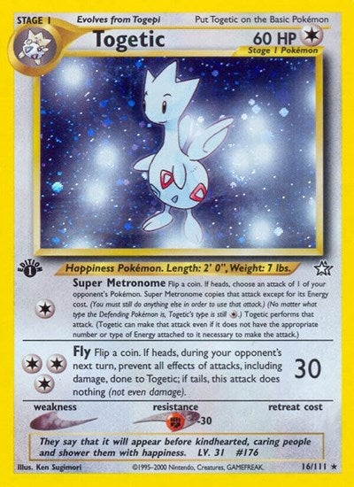 Togetic - (016/111) - Neo Genesis - (Holo Rare)