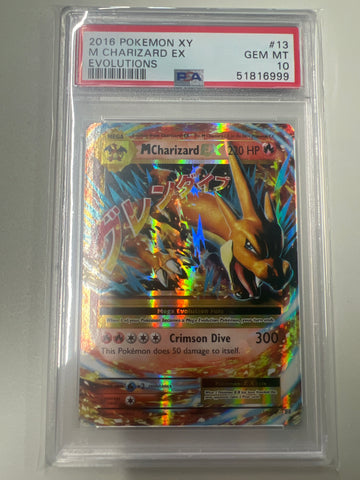 PSA 10 - XY Evolutions - M Charizard EX #13