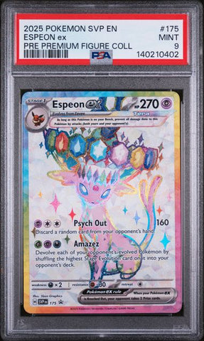 PSA 9 - SVP - Espeon ex #175