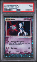PSA 7 - Ruby & Sapphire - Mewtwo ex