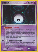 Unown (V) - (V/28) - EX Unseen Forces - (Holo Rare)
