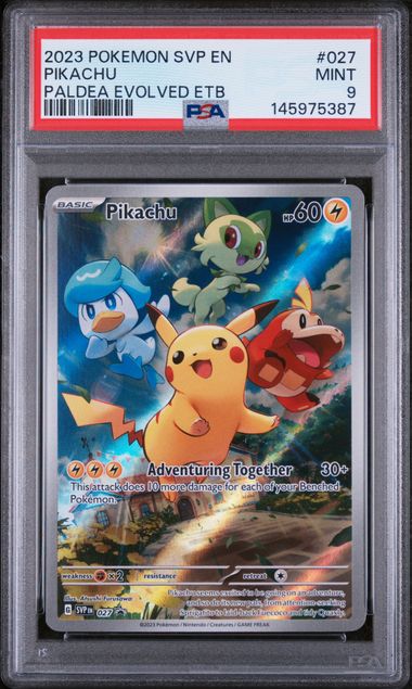 PSA 9 - Paldea Evolved - Pikachu