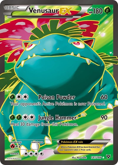 Venusaur EX (141) - (141/146) - XY Base Set - (Ultra Rare)