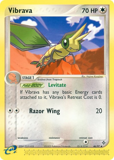 Vibrava - (46/97) - EX Dragon - (Uncommon)