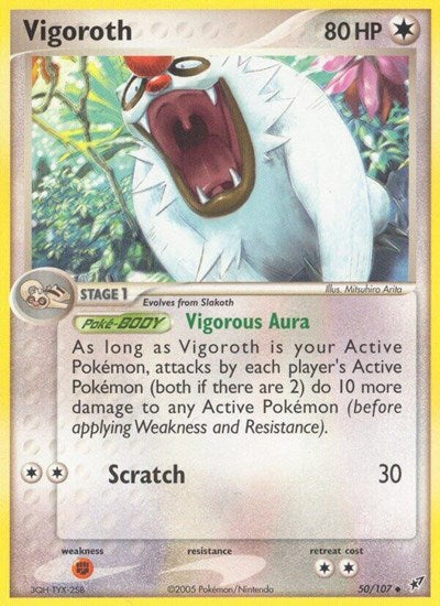 Vigoroth - (50/107) - EX Deoxys - (Uncommon)