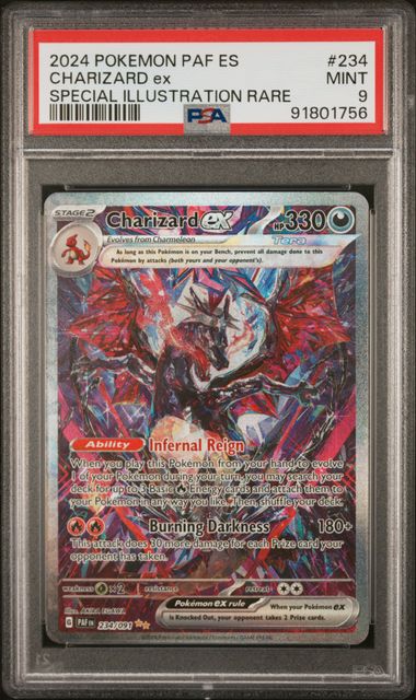 PSA 9 - Paldean Fates - Charizard ex