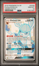 PSA 10 - Hidden Fates - Glaceon Gx
