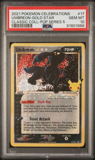 PSA 10 - Celebration - Umbreon (Classic Collection)