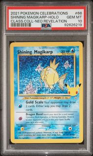 PSA 10 - Celebrations - Shining Magikarp