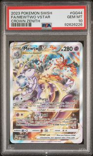 PSA 10 - Crown Zenith - Mewtwo Vstar