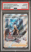 PSA 10 - Crown Zenith - Cynthia's Ambition