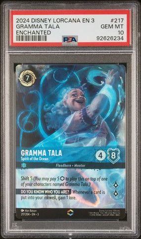 PSA 10 - Into the Inklands - Gramma Tala Enchanted #217