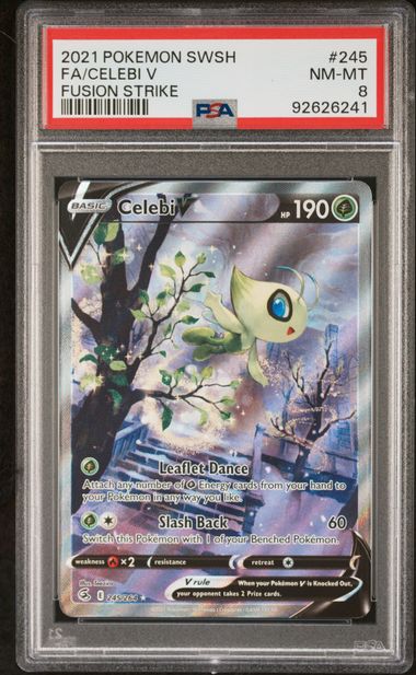PSA 8 - Fusion Strike - Celebi V