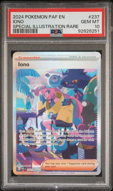 PSA 10 - Paldean Fates - Iono