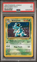 PSA 7 - Jungle - Nidoqueen Holo No Symbol