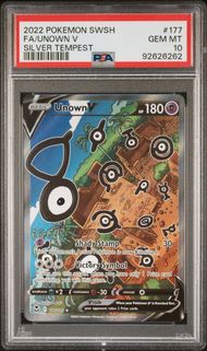 PSA 10 - Silver Tempest - Unown V