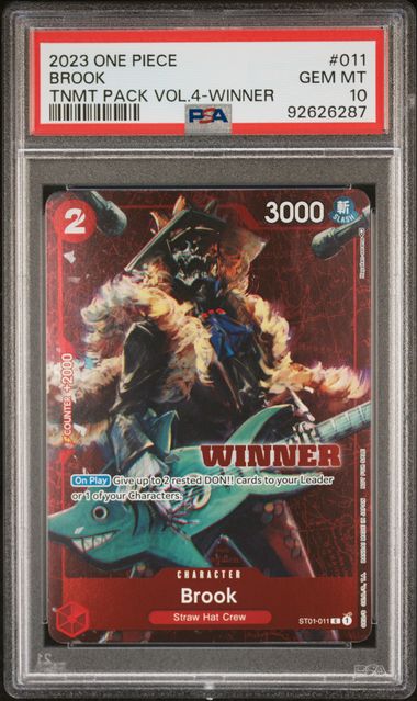 PSA 10 - Tournament Pack Vol 4 Winner - Brook