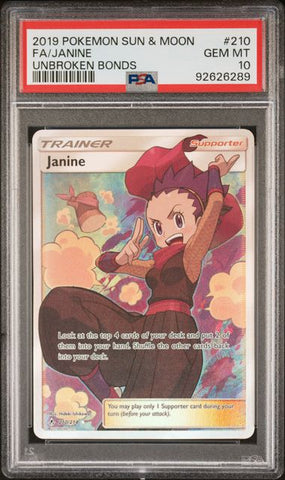 PSA 10 - Unbroken Bonds - Janine #210