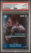 PSA 10 - Winner Pack Vol 4 - Dracule Mihawk