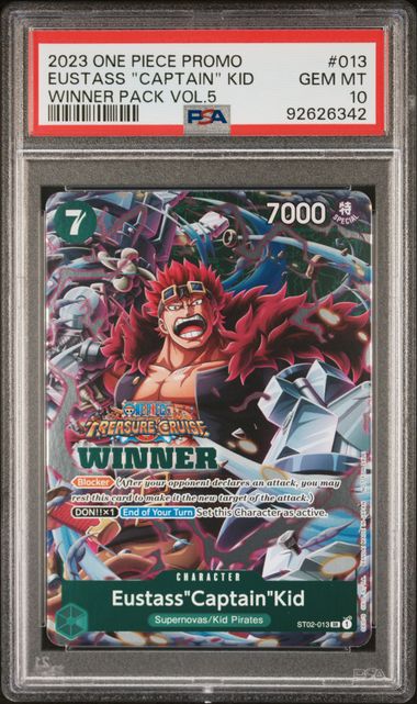 PSA 10 - Winner Pack Vol 5 - Eustass "Captain" Kid