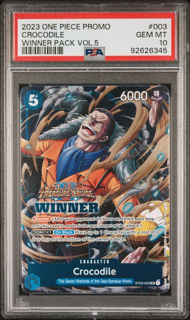 PSA 10 - Winner Pack Vol 5 - Crocodile