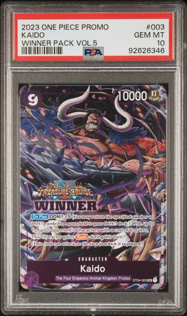 PSA 10 - Winner Pack Vol 5 - Kaido