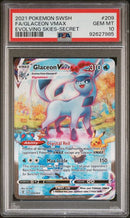 PSA 10 - Evolving Skies - Glaceon VMAX