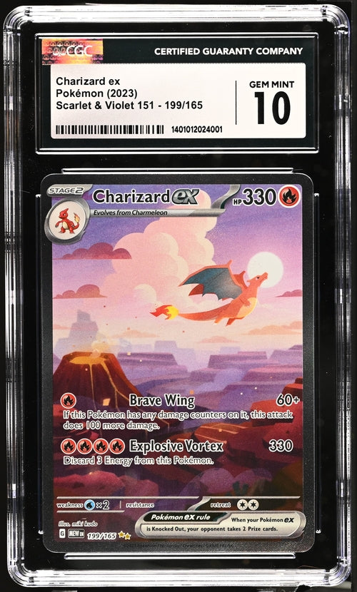 CGC  10 - 151 - Charizard ex