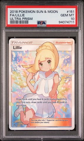 PSA 10 - Ultra Prism - Lillie #151