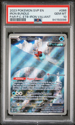 PSA 10 - PC ETB Iron Valiant Promo - Iron Bundle #066
