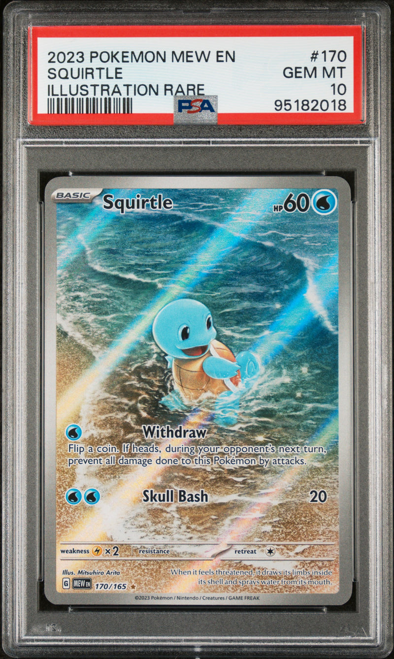 PSA 10 - Pokemon 151 - Squirtle