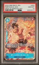 PSA 10 - OP08 (Japanese) - Portgas D. Ace (Alt Art)
